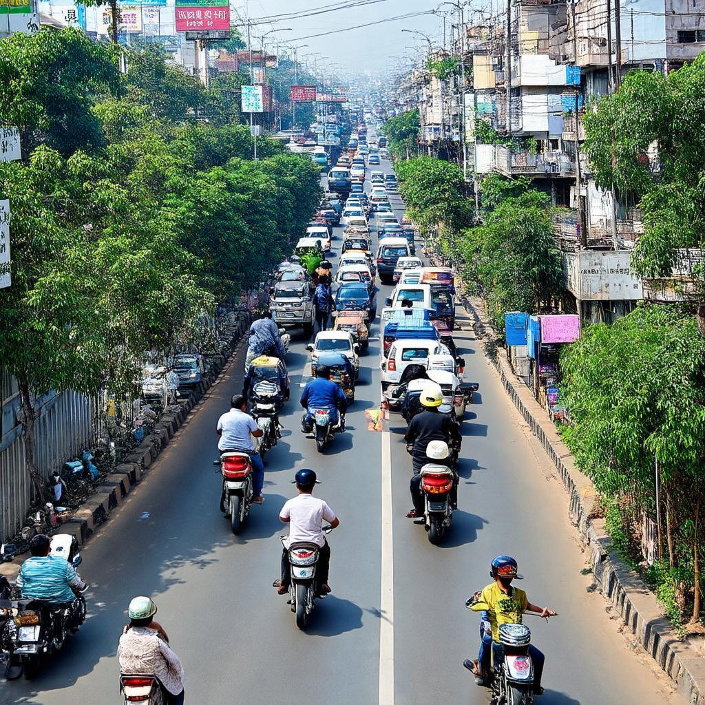 Giao thông trên phố Phùng Chí Kiên, Cầu Giấy, Hà Nội, kết nối các tuyến đường lớn